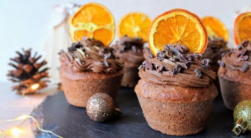 Csokis-narancsos muffin