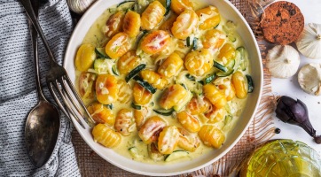 Cukkinis gnocchi