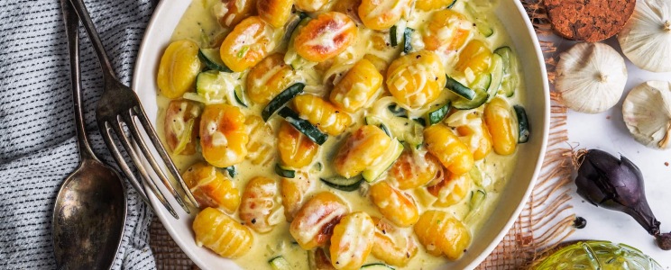 Cukkinis gnocchi