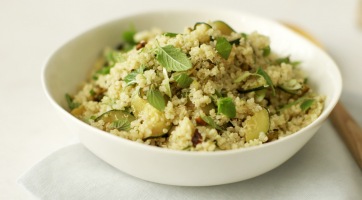 Cukkinis bulgur