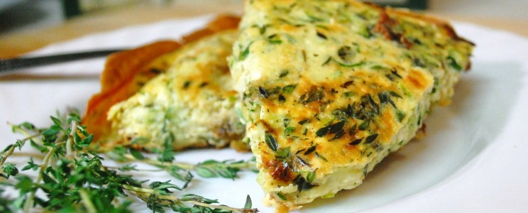 Cukkinis frittata
