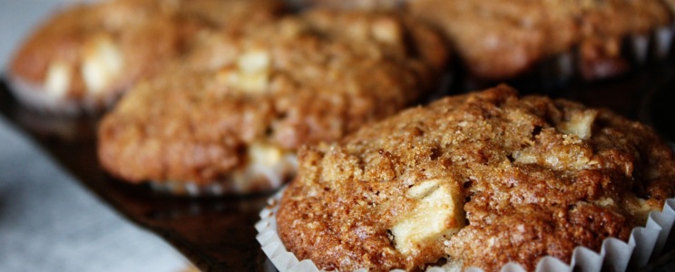 Cukormentes almás-fahéjas muffin