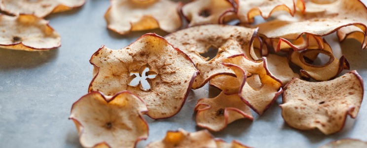 Cukormentes házi almachips