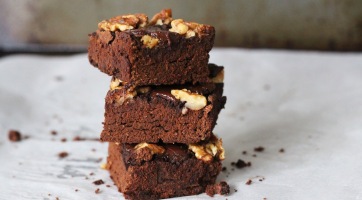 Diós brownie