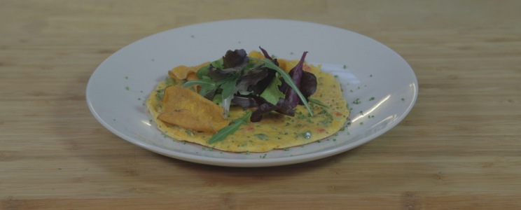 Édesburgonyás fritatta