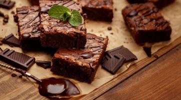 Egészséges sütőtökös brownie
