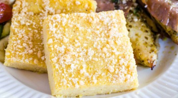 Egyszerű sült polenta