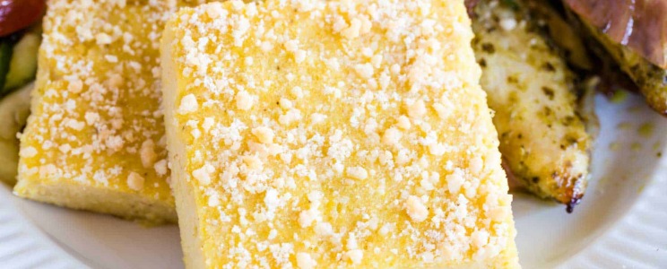 Egyszerű sült polenta