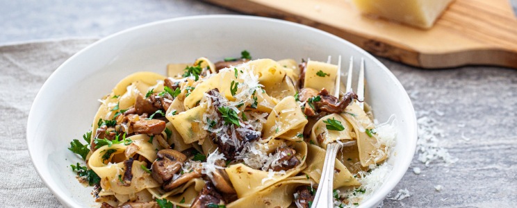 Erdei gombás pappardelle