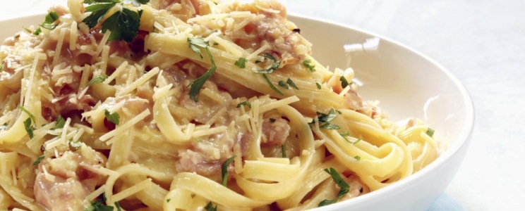 Eredeti Carbonara spagetti 
