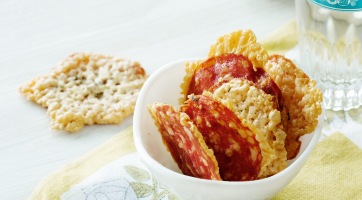 Fűszeres parmezánchips