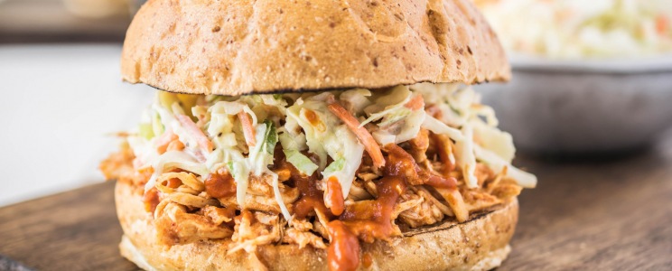 Fűszeres tépett csirke - pulled chicken