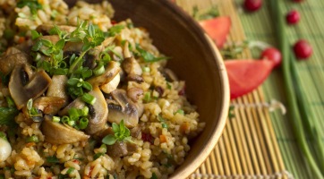 Gombás bulgur