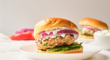 Görög hamburger húspogácsa