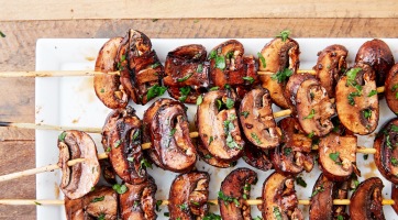 Grillezett balzsamecetes gomba