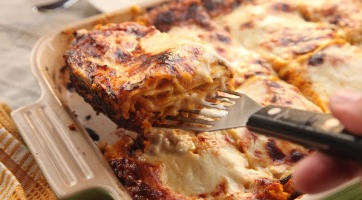 Három sajtos lasagne