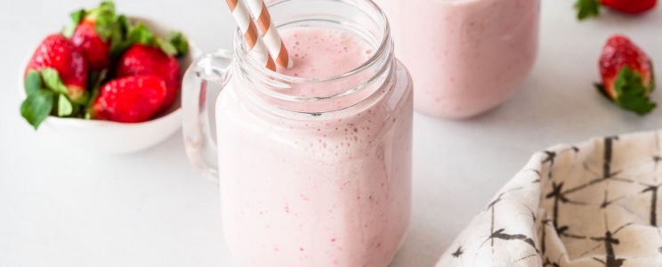 Házi epres shake