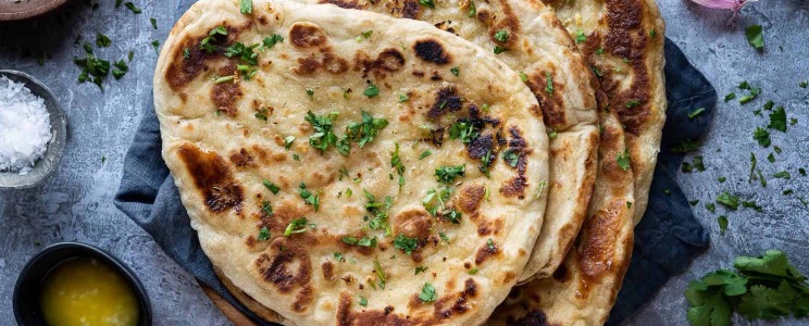 Házi naan kenyér
