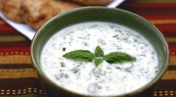 Hideg joghurt leves