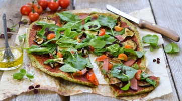 Kalóriamentes brokkolis pizza