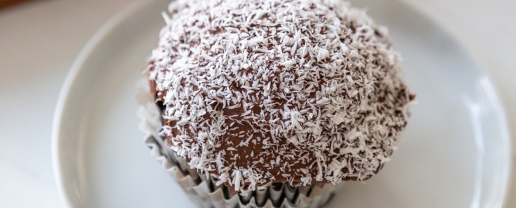 Kókuszkocka muffin
