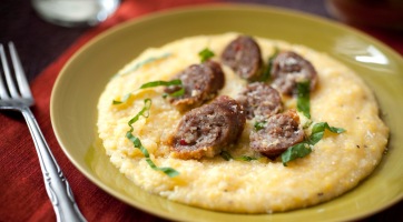 Krémes polenta (kukoricakása)