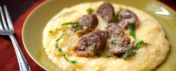 Krémes polenta (kukoricakása)