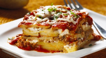 Krumplis lasagne
