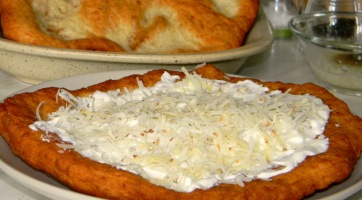 Lángos recept
