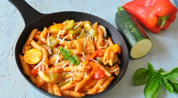 Lecsós penne