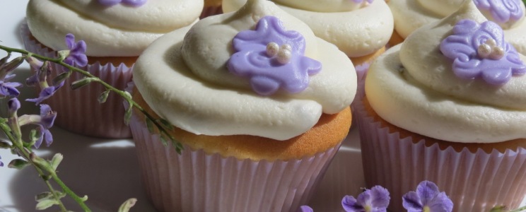 Levendulás muffin