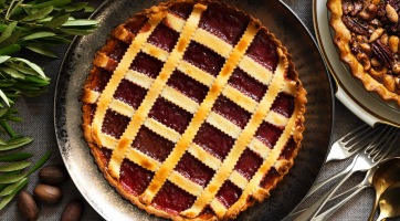 Málnás crostata - olasz pite
