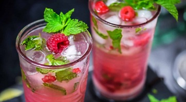 Málnás mojito