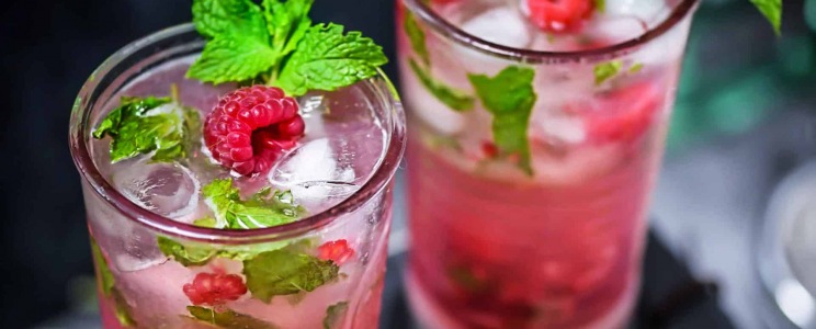 Málnás mojito