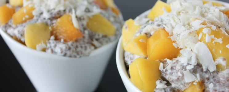 Mangós chia puding