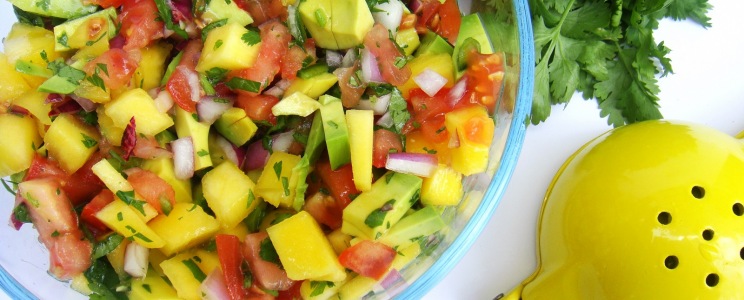 Mangós salsa saláta