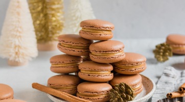 Mézeskalácsos macaron