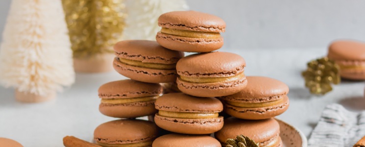 Mézeskalácsos macaron