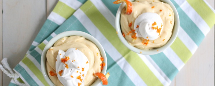 Narancsos diétás mousse