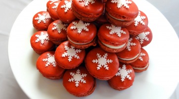 Narancsos-fahéjas macaron
