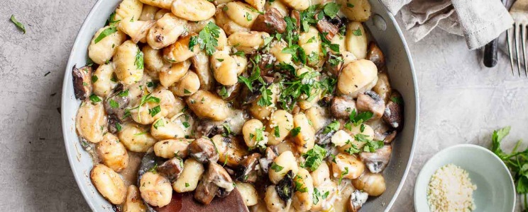 Őszi gombás gnocchi