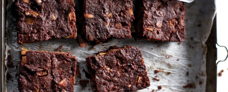 Őszi körtés brownie