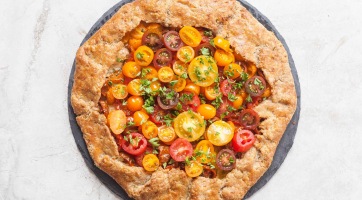 Paradicsomos galette (francia pite)