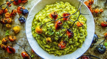 Pestos rizottó
