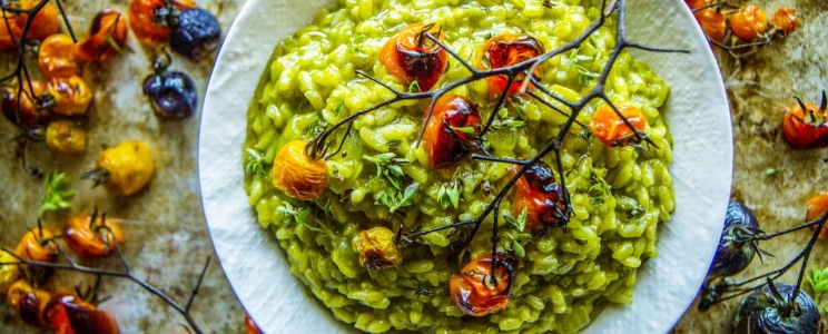 Pestos rizottó