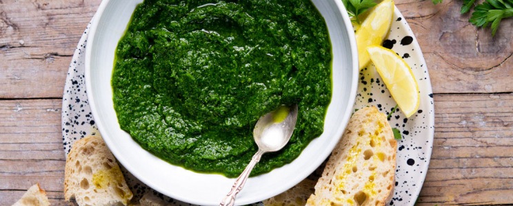 Petrezselyem pesto