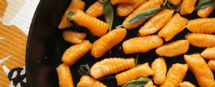 Sárgarépás gnocchi