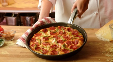 Serpenyős pizza