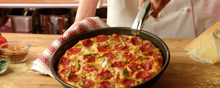 Serpenyős pizza