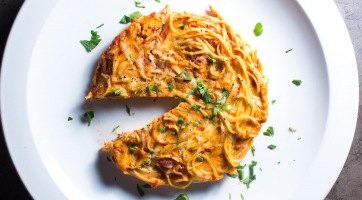 Spagetti frittata